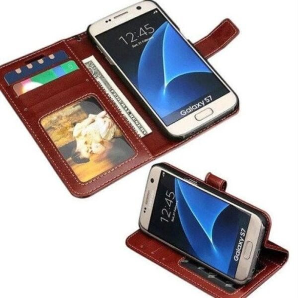 Samsung Galaxy Leather Flip Case