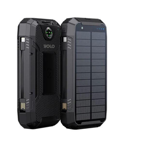 Yolo Helios 20 20,000mAh Fast Solar Charging Power Bank